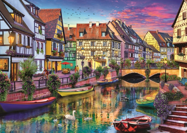 Puzle de 2000 piezas – Colmar, Francia
