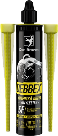 Anclaje químico de viniléster 300 ml DEBBEX PROFI