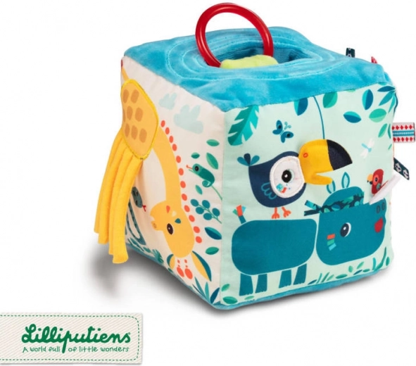 Lilliputiens - Cubo multifuncional Selva para niños 9 m+