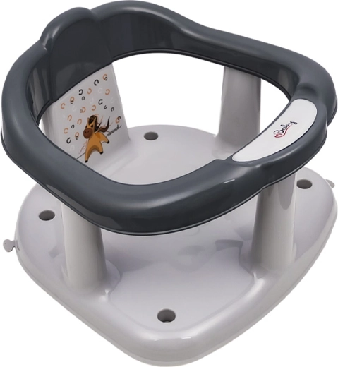 Asiento infantil para bañera Maltex Minimal Caballito – gris acero