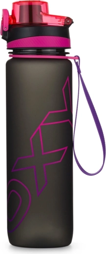Botella para beber OXY Life 1000 ml Black Pink