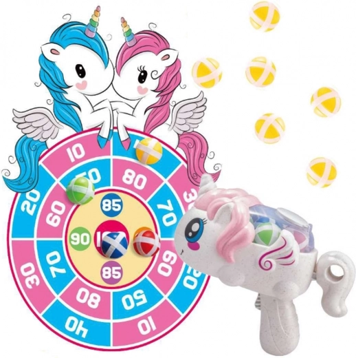 Woopie Juego de dardos 2 en 1 para niños Unicornio