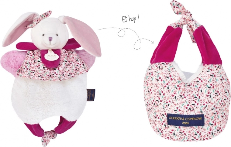 Doudou Conejito en bolsa 3 en 1