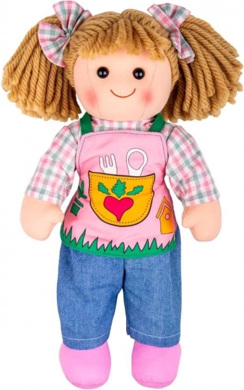 Bigjigs Toys muñeca de tela Elsie 34 cm