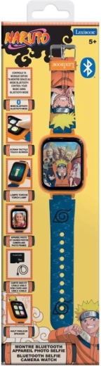 Reloj inteligente infantil Lexibook Naruto con Bluetooth, cámara y tarjeta de 8 GB