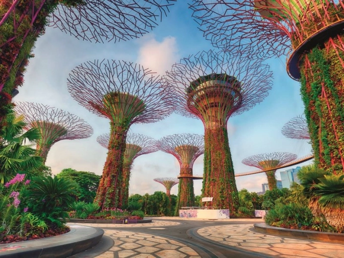 Puzzle Ravensburger Super Árboles en Singapur, 1500 piezas