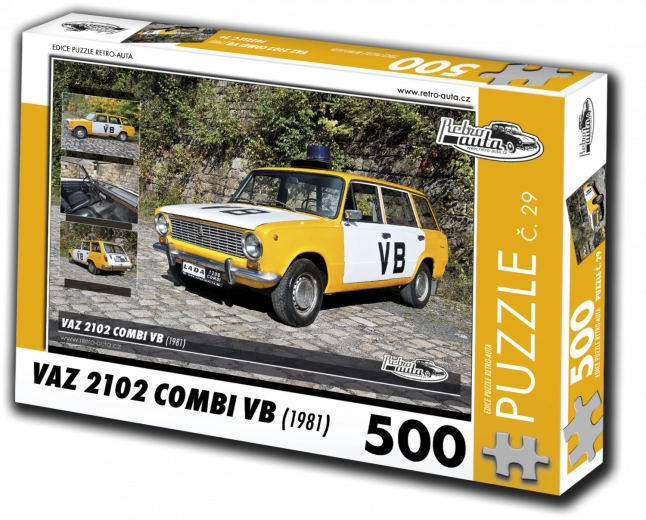 Puzzle Retro-coches VAZ 2102 Combi VB 500 piezas