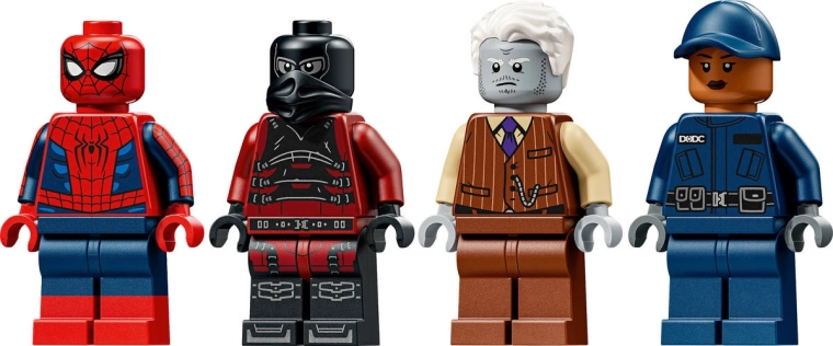 Cuatro minifiguras para historias Marvel
