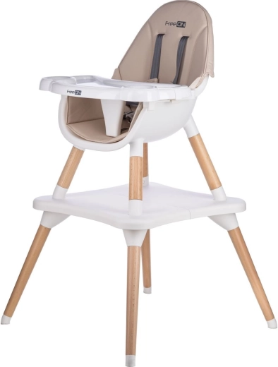 Silla de comedor Freeon eos 3 en 1 beige