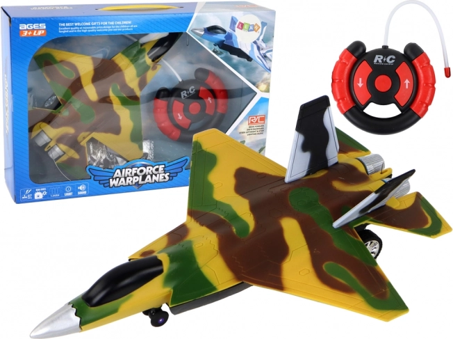 Avión RC Camuflaje Militar