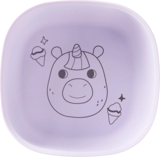 Skip Hop cuenco de silicona Besties squad morado para niños 2+