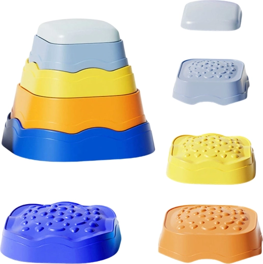 Piedras apilables para un almacenamiento fácil
