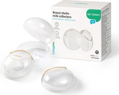 Recolectores de leche materna BABYONO, set de 2 uds.