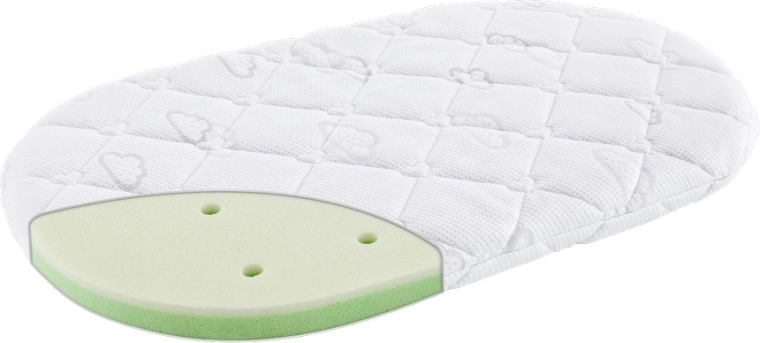 Träumeland colchón para moisés Little Angel 70 × 37 cm