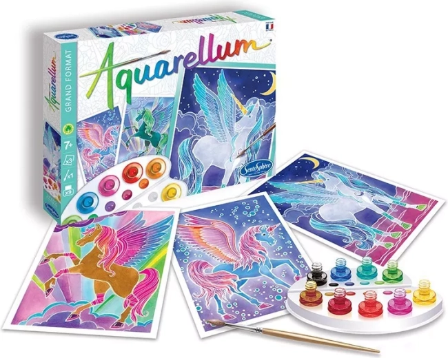 Sentosphere set creativo de acuarelas Pegaso