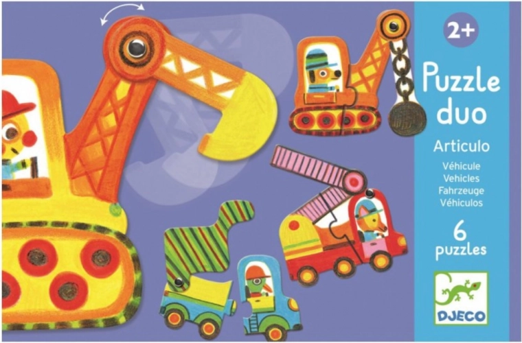 Puzzle Dúo Coches en movimiento