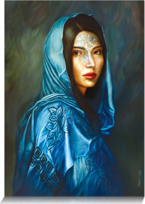 Puzzle Lirio azul de 500 piezas