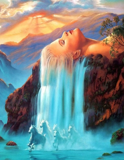 Pintura de diamantes “Soñar” 30 × 40 cm