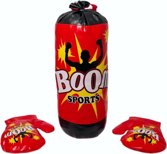Set de boxeo infantil con saco de entrenamiento y guantes