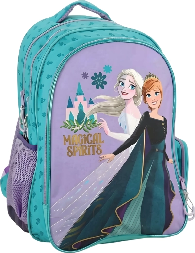 Mochila escolar Frozen Magical Spirits turquesa