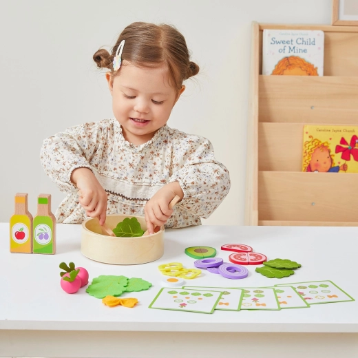 Tarjetas de recetas a doble cara para jugar siguiendo un modelo