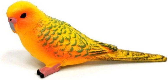 Figura de periquito amarillo