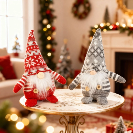 Gnomo escandinavo navideño de 25 cm - 1 unidad