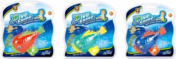 Pececillo de buceo con luz para el agua
