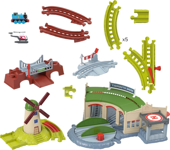 Thomas y el helicóptero Harold para aventuras en tierra y en el aire