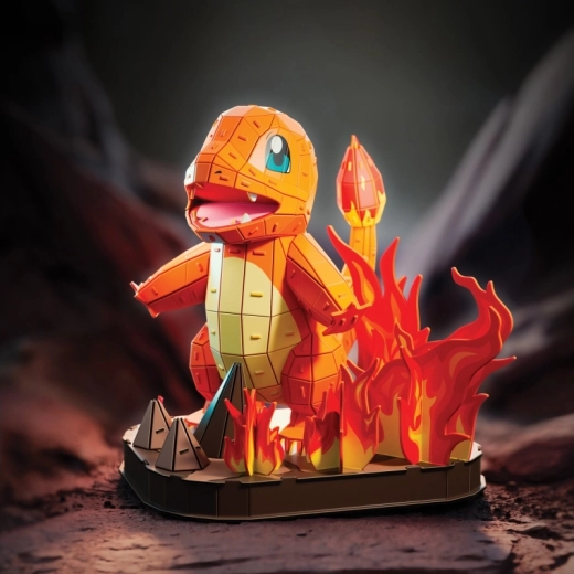 Maqueta detallada de Charmander