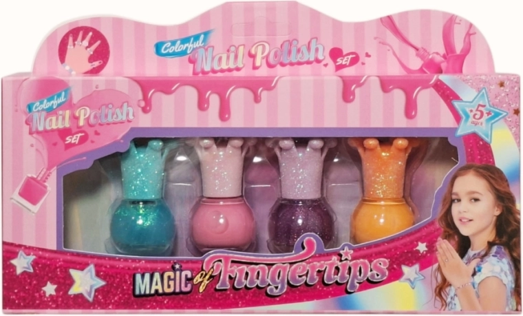 Set de esmaltes de uñas para niños - 1 unidad