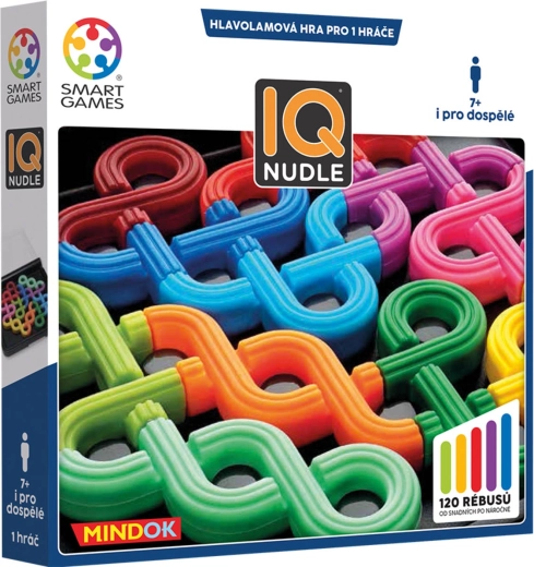 MINDOK Smart Games IQ Nudle: rompecabezas para 1 jugador