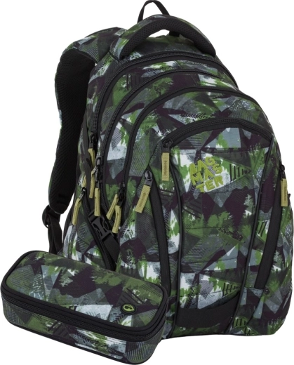 Set escolar Bagmaster BAG 26 A verde grisáceo
