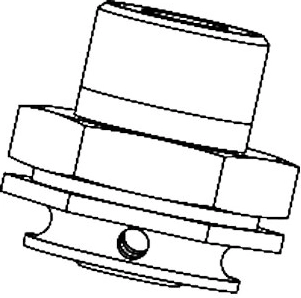 Adaptador de rueda 17/12 mm BL8 (4 uds.) JAMARA