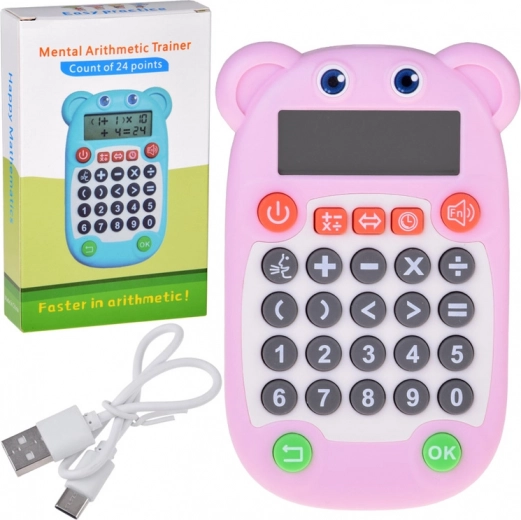 Calculadora infantil interactiva – juego matemático lógico para cálculo rápido