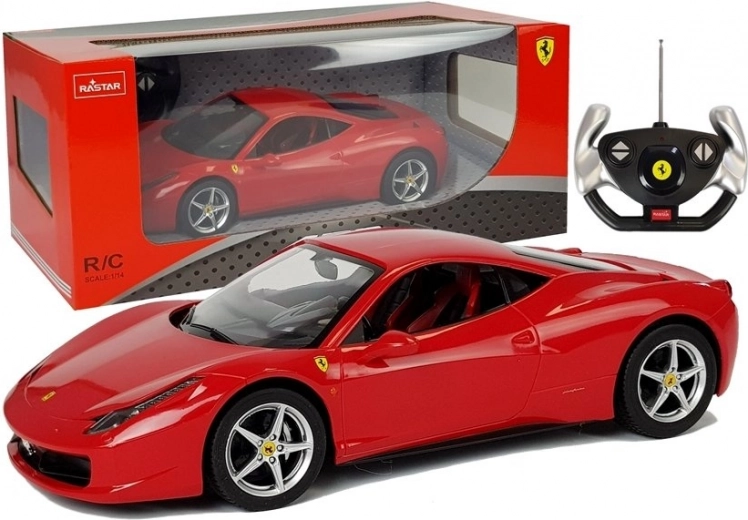 Auto R/C Ferrari 458 Italia Rastar 1:14 rojo