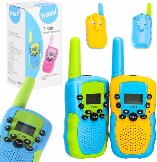 Walkie-talkies para niños - 2 unidades