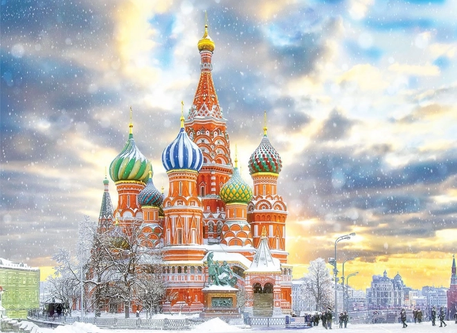 Puzzle Eurographics Catedral de San Basilio, Moscú – 1000 piezas