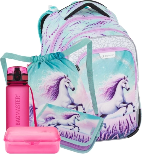 Set escolar Bagmaster LUMI 26 B Caballo
