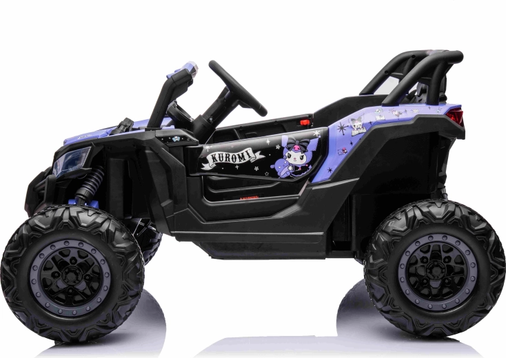 Coche eléctrico infantil buggy 4x4 KUROMI – morado