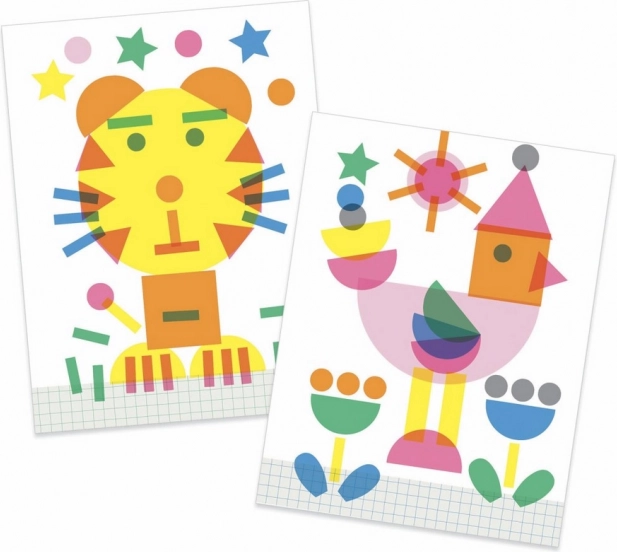 DJECO Set creativo de sellos Animales