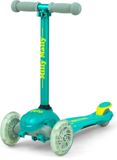Patinete infantil de tres ruedas Milly Mally Zapp Mint