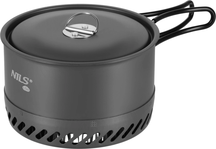 Olla de camping con intercambiador de calor NILS CAMP 1 l
