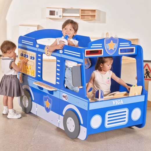 Espaciosa estación de policía para juegos de rol