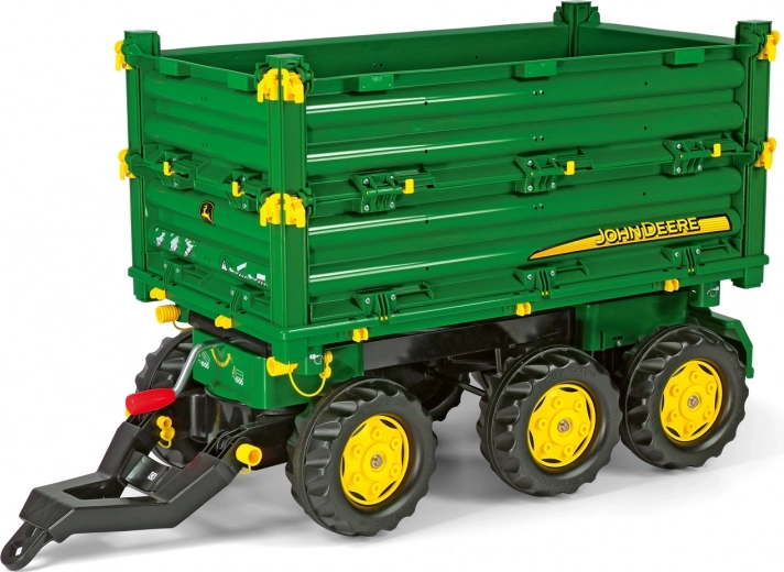 Remolque basculante Rolly Toys John Deere con 3 ejes