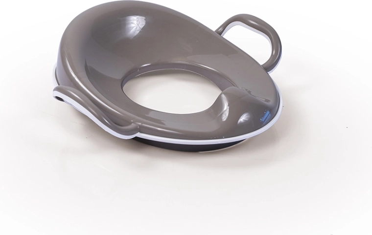 Asiento infantil antideslizante para WC, gris