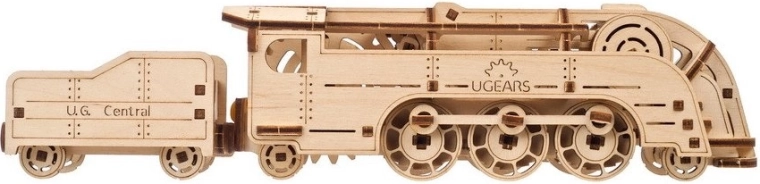 Mini locomotora retro con hermosos detalles