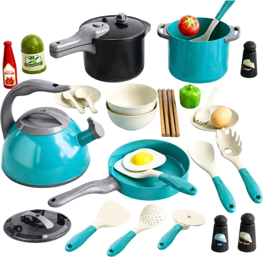 33 piezas para pequeños chefs