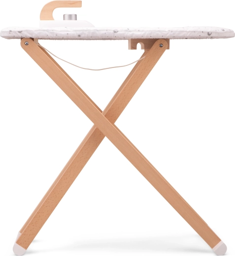 Tabla de planchar infantil de madera y plancha