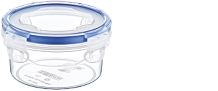 Caja redonda de plástico Saver Box 0,25 l